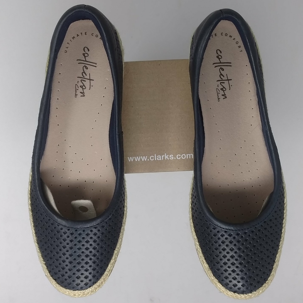 Clark's Women's Danelly Adira Leather Ballet Flat